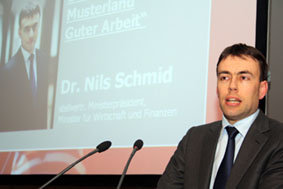 Bild: Minister fr Wirtschaft und Finanzen Dr. Nils Schmid....