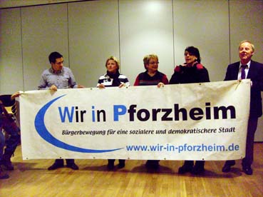 Bild: v.l..: Christof Weisenbacher, Stadtrat, Kerstin Mller, Britta Schulze, Sarah Kie, Wolfgang Schulz, Stadtrat