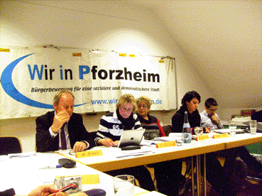 Bild: (AB) WiP-Kandidaten v.l.: Wolfgang Schulz, Kerstin Mller, Britta Schulze, Sarah Kie, Christoph Weisenbacher 