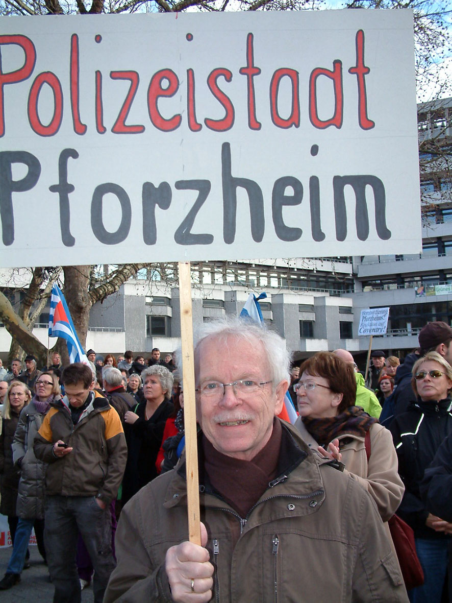 Bild: Brger-Protest gegen die Obrigkeit... 