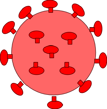 Bild: Das Coronavirus: Kein harmloser Schnupfen.. (grafik: ron)