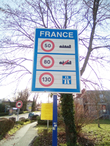 Bild: Auch Frankreich hat ein landesweites Tempolimit...    (Foto: ron)