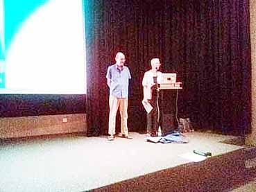 Bild: Das engagierte Ehepaar  Brigitte und Gerhard Brändle im Kommunalen Kino in Pforzheim (Foto:ron)
