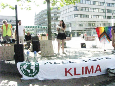Bild: Auch in Pforzheim wurde für das Klima demonstriert..(Foto:ron)