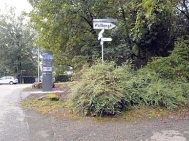 Bild: Wichtiges Whrzeichen der Stadt Pforzheim ist der Wallberg mit neuer Erinnerungsstele (Foto : ron)